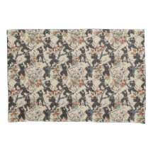 Japanischer Chiyogami Ninja Pattern Pillowcase