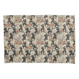 Japanischer Chiyogami Ninja Pattern Pillowcase Kissenbezug