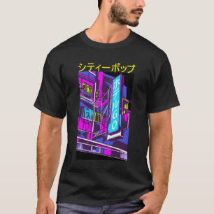 Japanischer City Pop 70er 80er Vaporwave-Ästhetik  T-Shirt