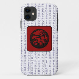 Japanischer Clan Kamon Kanji Script Birds Case-Mate iPhone Hülle