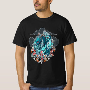 Japanischer Drache Anime Japan Tattoo Anime Lover  T-Shirt