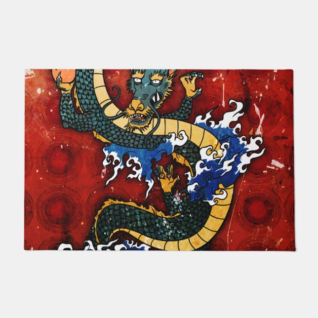 Japanischer Drache Fußmatte (Vorderseite)