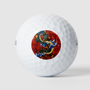 Japanischer Drache - gutes Glück Golfball