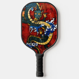 Japanischer Drache - gutes Glück Pickleball Schläger