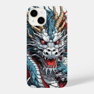 Japanischer Drache iPhone 14 Slim Fit Case, Glossy iPhone 14 Hülle