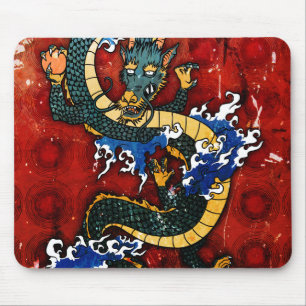 Japanischer Drache Mousepad