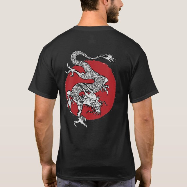 Japanischer Drache T-Shirt (Rückseite)