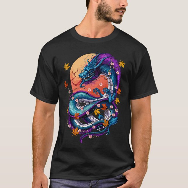 Japanischer Drache T-Shirt (Vorderseite)