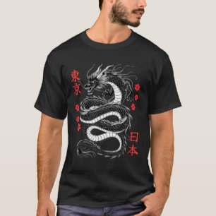Japanischer Drache Tokio Japan 80er Asiatischer My T-Shirt