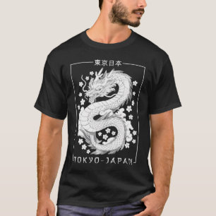 Japanischer Drache Tokyo Japan 80er Jahre Asiatisc T-Shirt