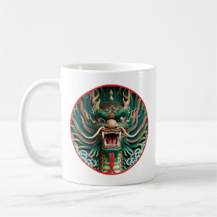 Japanischer Drache und Shinto-buddhistische Tradit Kaffeetasse