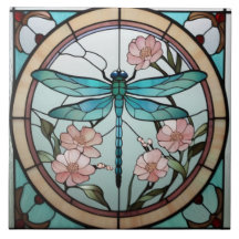 Japanischer Dragonfly Deko aus Glas