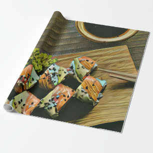 Japanischer Essen Sushi Liebhaber Geschenkpapier