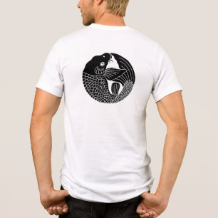Japanischer Familienwappen-Carp Tri-Blend Shirt