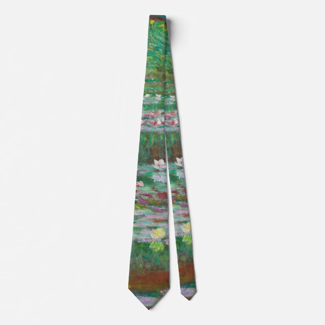 japanischer Footbridge Claude Monet Impressionist Krawatte (Vorderseite)