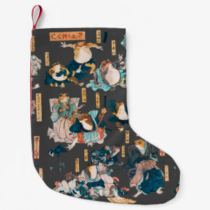 Japanischer Frog ukiyo-e Froggies Kleiner Weihnachtsstrumpf