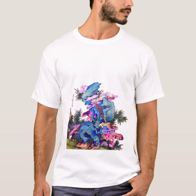 Japanischer Fungus auf Bamboo von Hayashi Rōen T-Shirt (Vorderseite)