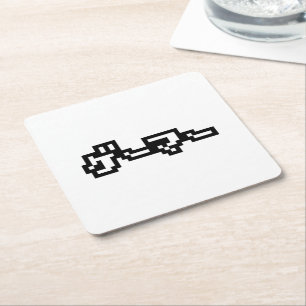 Japanischer Gamer ゲ Japan Sprache Nihongo Rechteckiger Pappuntersetzer