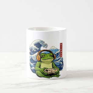 Japanischer Gamer-Frosch — Vintage Japanischer Gam Kaffeetasse