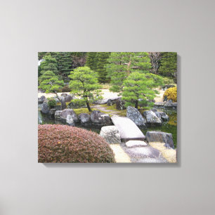 Japanischer Garten 日 本 庭 園 Leinwanddruck