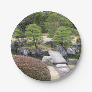 Japanischer Garten 日 本 庭 園 Pappteller