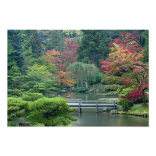 Japanischer Garten im Washington Park Fotodruck