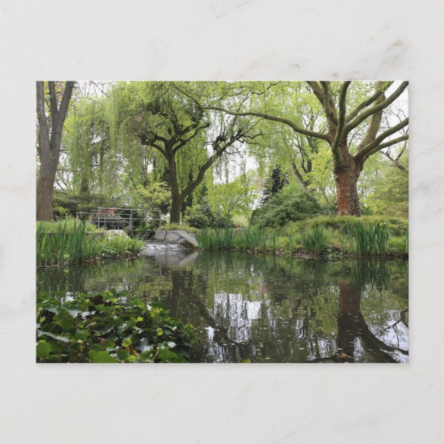 Japanischer Garten in Leverkusen Postkarte (Vorderseite)