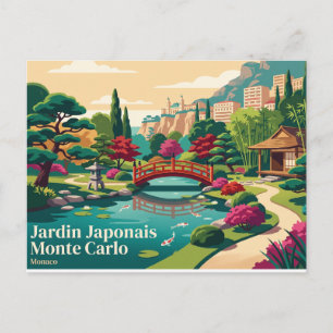 Japanischer Garten (Jardin Japonais), Monte Carlo Postkarte