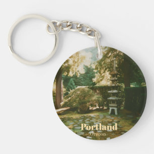 Japanischer Garten, Portland, Oregon Souvenir Schlüsselanhänger