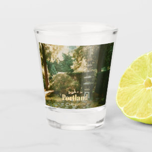 Japanischer Garten, Portland, Oregon Souvenir Schnapsglas