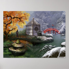 Japanischer Garten Poster