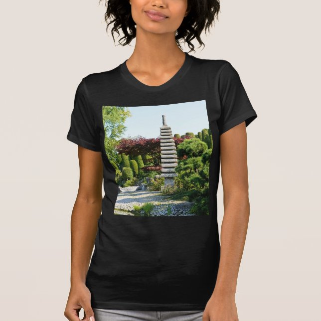 Japanischer Garten T-Shirt (Vorderseite)