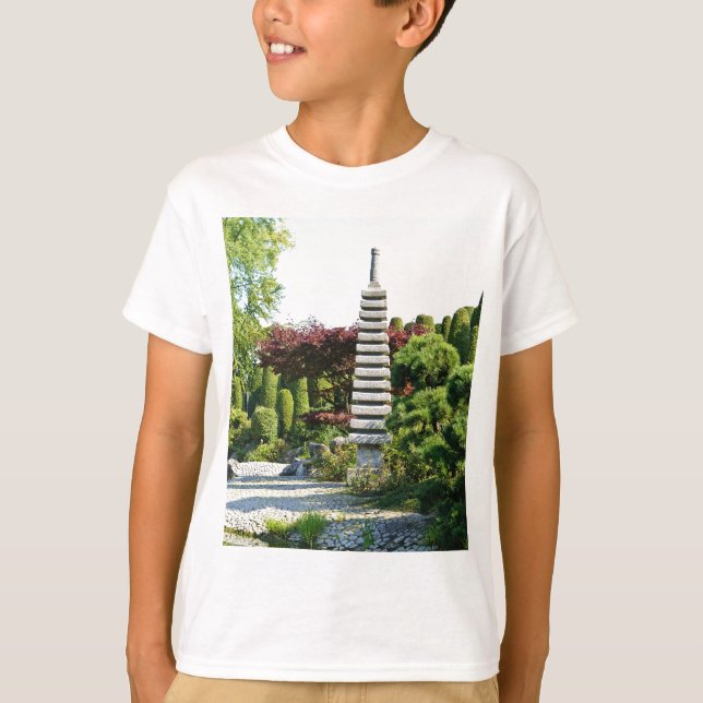 Japanischer Garten T-Shirt (Vorderseite)