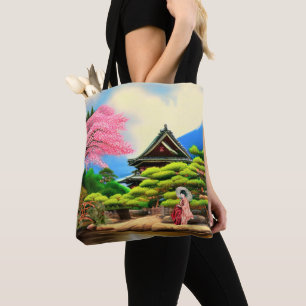 Japanischer Garten Tasche