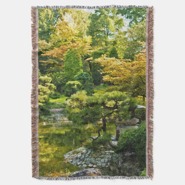 Japanischer Garten - Traditionelle Ästhetik Decke (Vorderseite Vertikal)