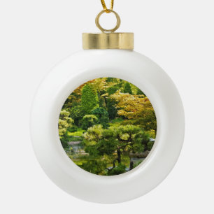 Japanischer Garten - Traditionelle Ästhetik Keramik Kugel-Ornament