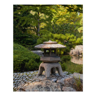 Japanischer Garten - Traditionelle Ästhetik Poster