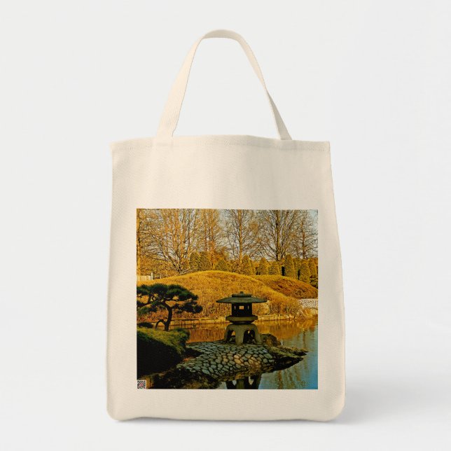 Japanischer Garten Tragetasche (Vorne)