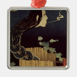 Japanischer Geist Silbernes Ornament