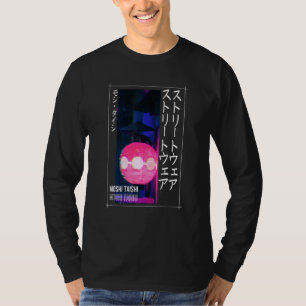 Japanischer Glitch Cyberpunk Tokio Streetwear Ästh T-Shirt