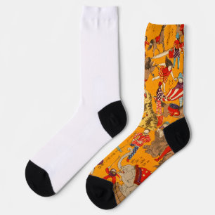 Japanischer Großzirkus 1871 Nachhaltige Premium So Socken