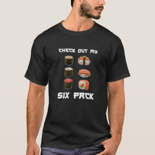Japanischer Gym Sushi Lover Anime Abbildung Noodle T-Shirt