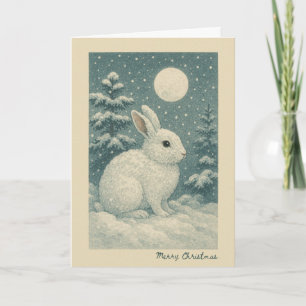 Japanischer Hase - Weihnachtskarte Karte