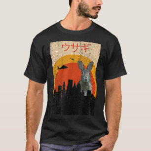 Japanischer Horror Bunny Rabbit Kaninchenliebhabe T-Shirt