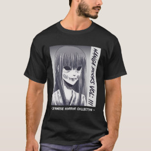 japanischer Horror Zwei Gesichter Yurei Bakemono O T-Shirt