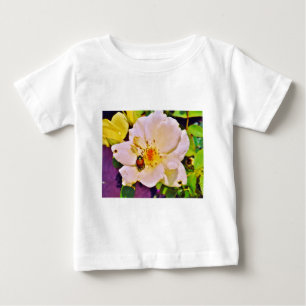 Japanischer Käfer auf White Rose Baby T-shirt