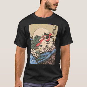 Japanischer Kaiju-Kampfstiel Katze gegen Monster a T-Shirt
