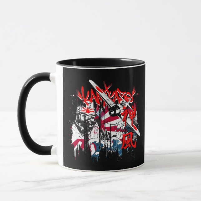 Japanischer Kamikaze-Pilot Tasse (Links)