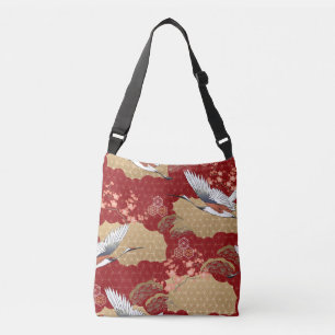 Japanischer Kimono Kirschblüten Tragetaschen Mit Langen Trägern