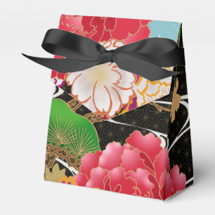 Japanischer Kimonomuster-Bevorzugungskasten Geschenkschachtel